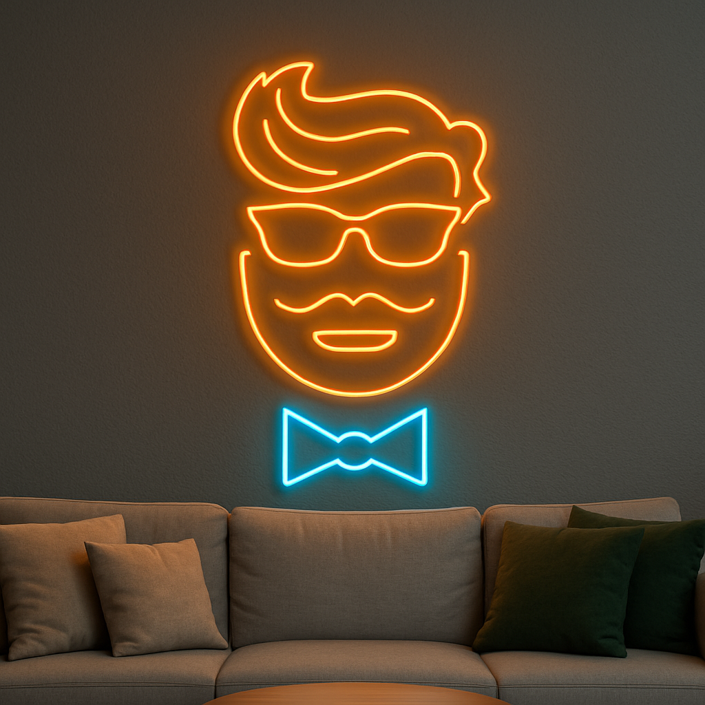 Happy Father's Day Tie Neon Sign Custom LED