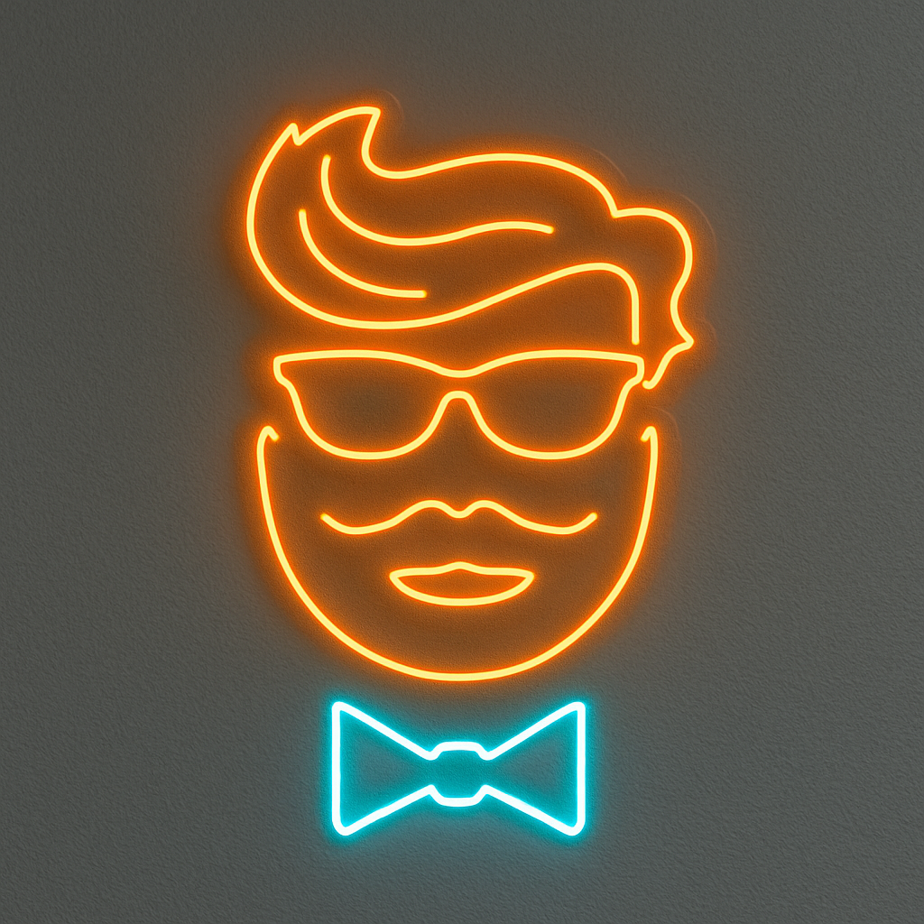 Happy Father's Day Tie Neon Sign Custom LED