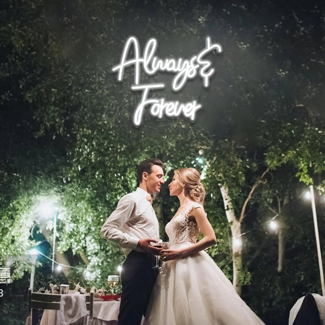 Always & Forever Neon Sign – Elegant LED Wall Art for Love & Celebration - Neon Brothers