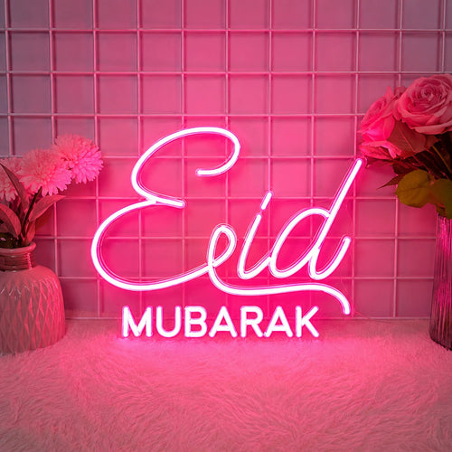 Eid Mubarak Neon LED Sign for Sale | Bright & Festive Decor