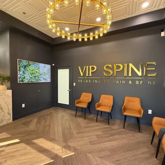 Custom Gold 3D Medical Reception Sign