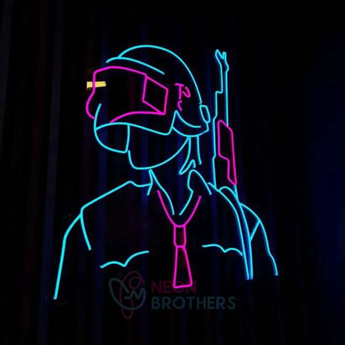 PUBG Neon Sign for Ultimate Gaming Room Decor