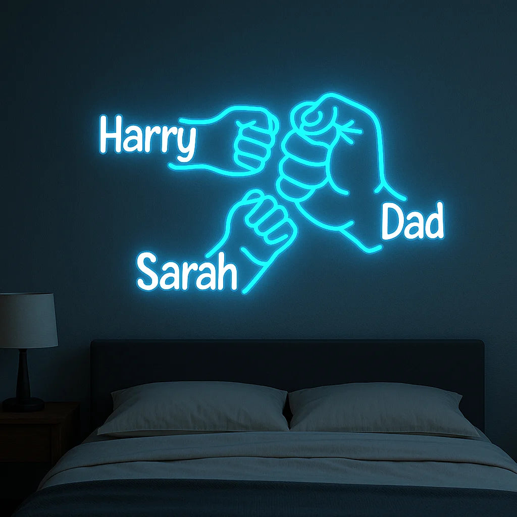 Super Dad Neon Sign Custom LED Father's Day Gift