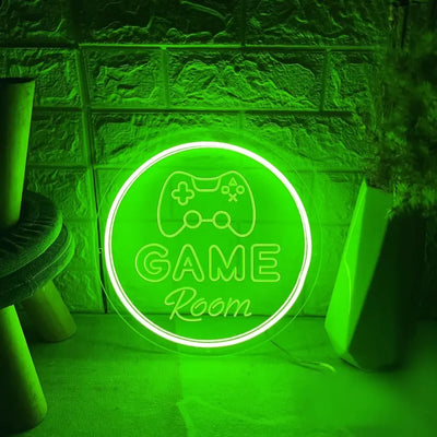 Game Room Neon Sign | Custom Game Controller Neon Light