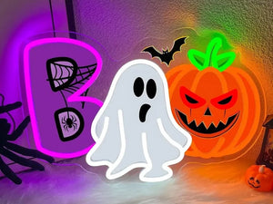 Ghost & Pumpkin