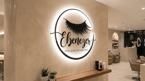 Edge-Lit Acrylic Sign Law Office Sydney NSW - Neon Brothers