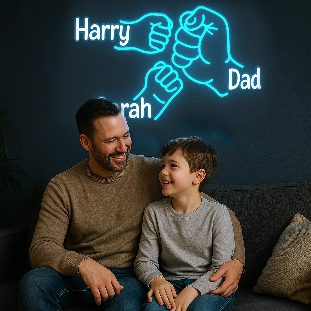 Super Dad Neon Sign Custom LED Father's Day Gift