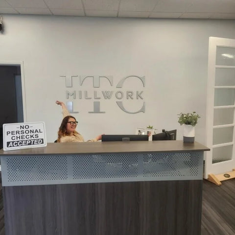 Custom 3D Office Reception Sign