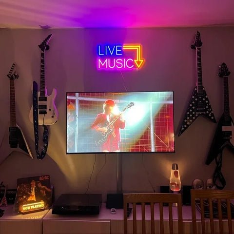Custom LED Neon Music Room Sign