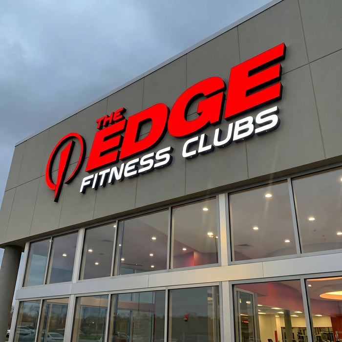 Premium vinyl shopfront sign installed on glass vibrant clean edges Perth - Neon Brothers