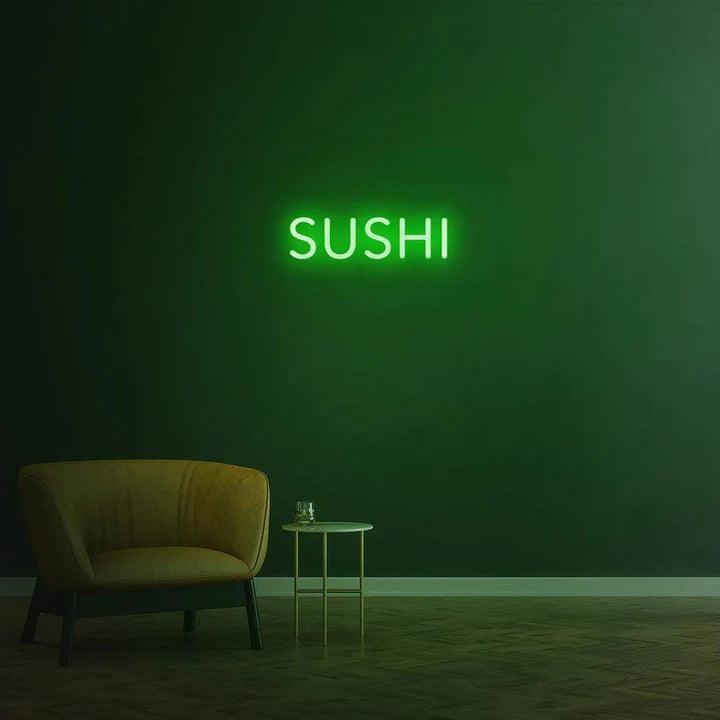 SUSHI - LED NEON SIGN-Neonsigns-45 x 90 cm-Green-Neon Brothers