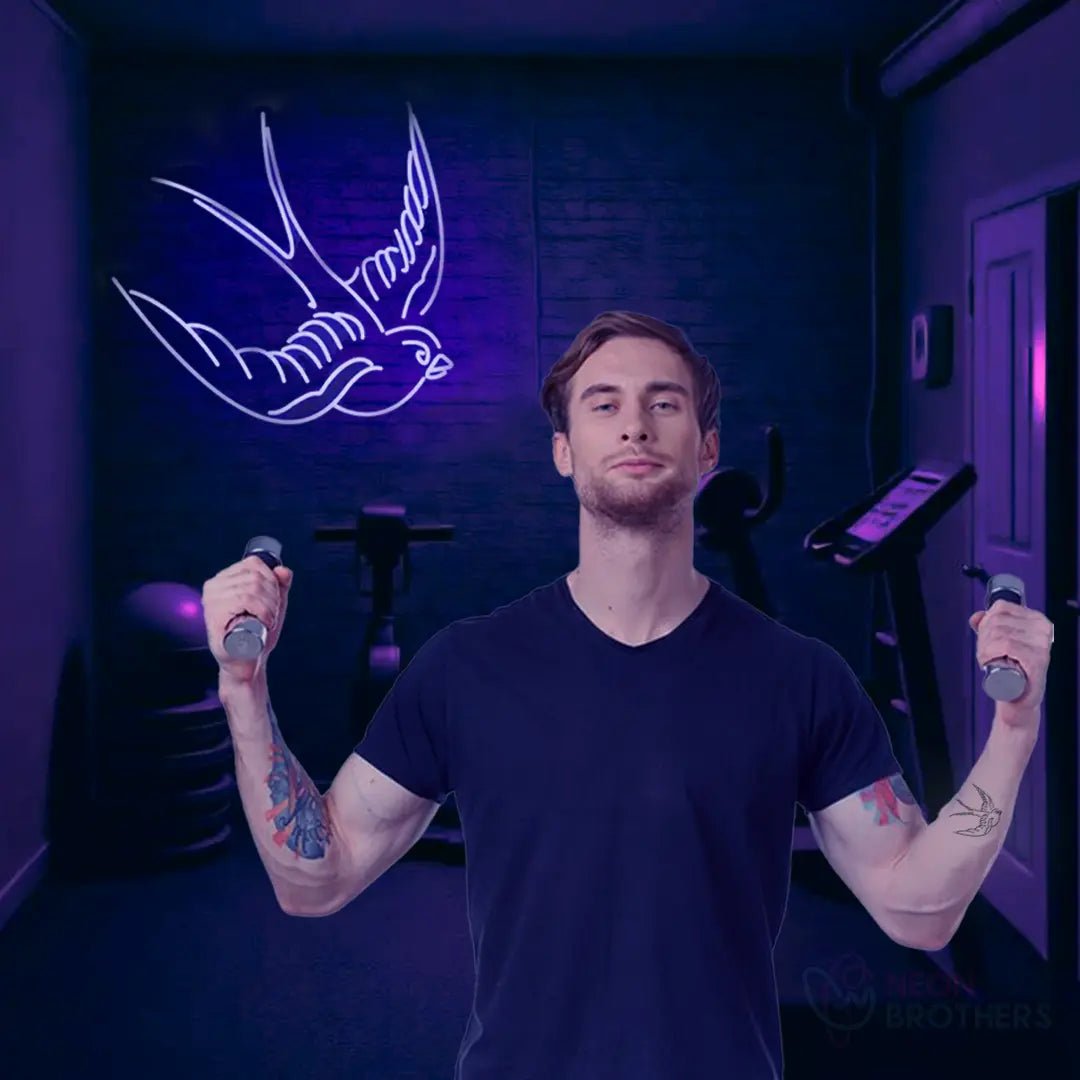Swallow Neon Sign – A Timeless Symbol of Freedom & Hope - Neon Brothers